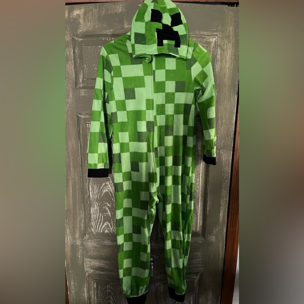 Minecraft Boys Creeper Union Suit